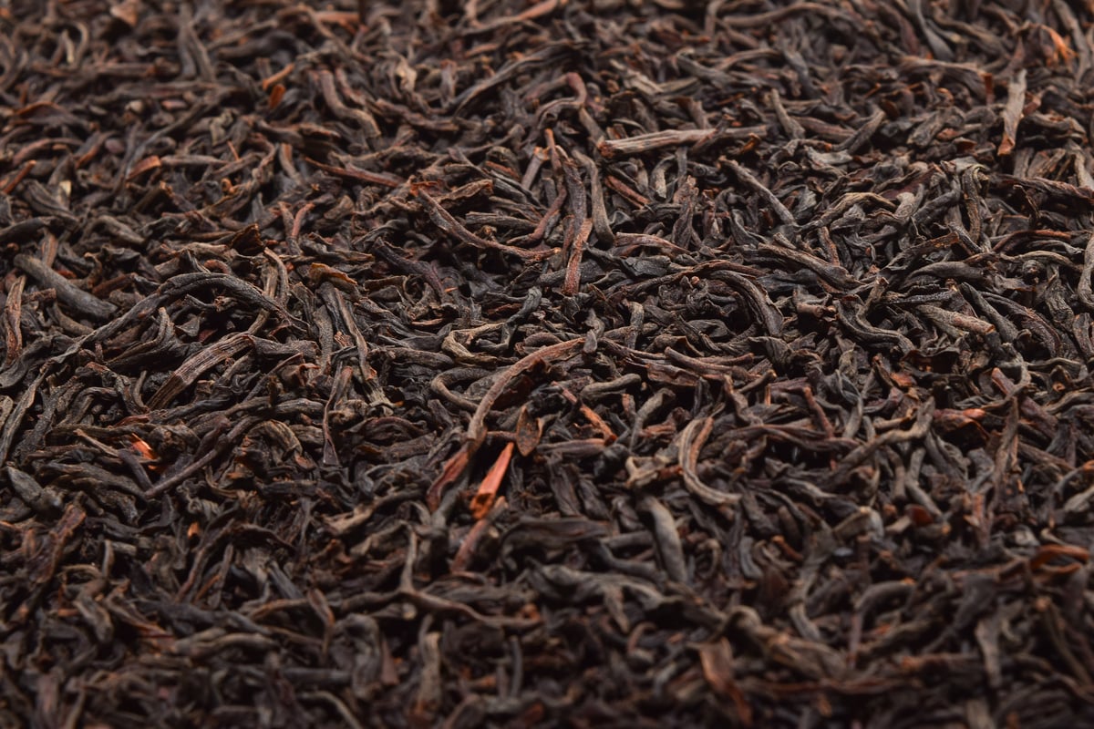 Dried Black Tea leaves